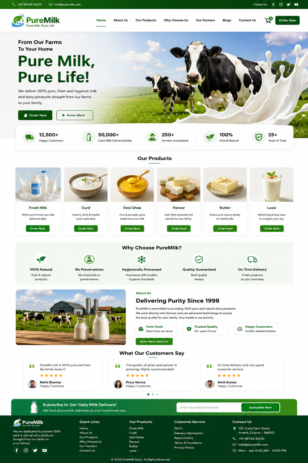 PureMilk Dairy preview