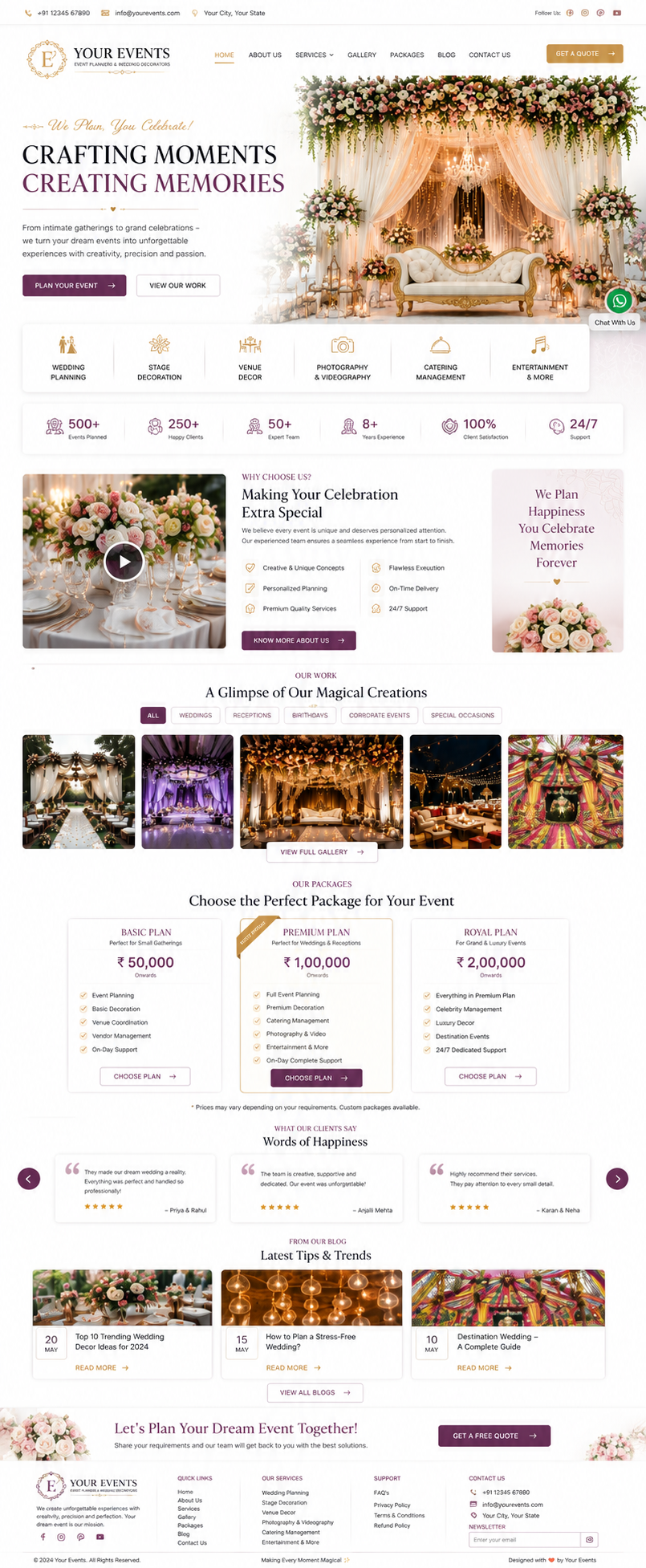 Event Planners/Wedding Decorators preview