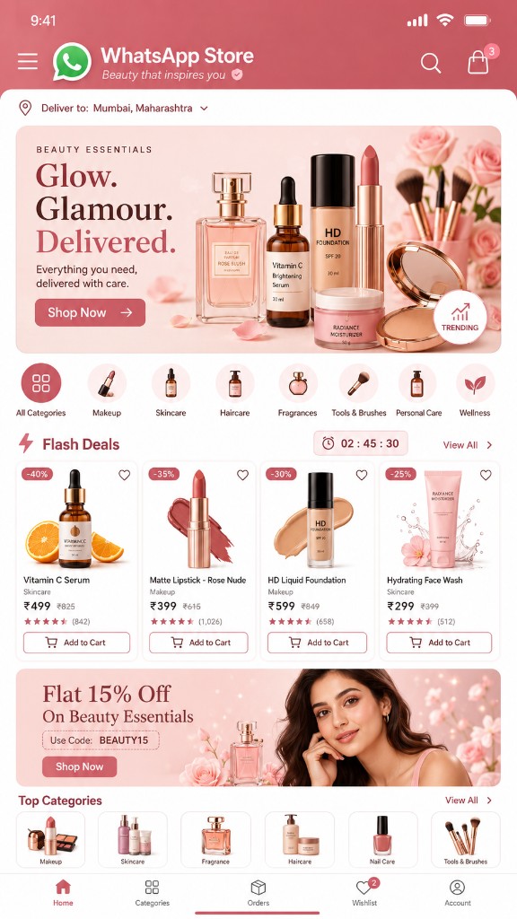 Beauty Store WhatsApp Store preview