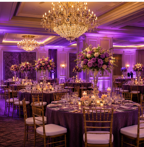 Reception decor